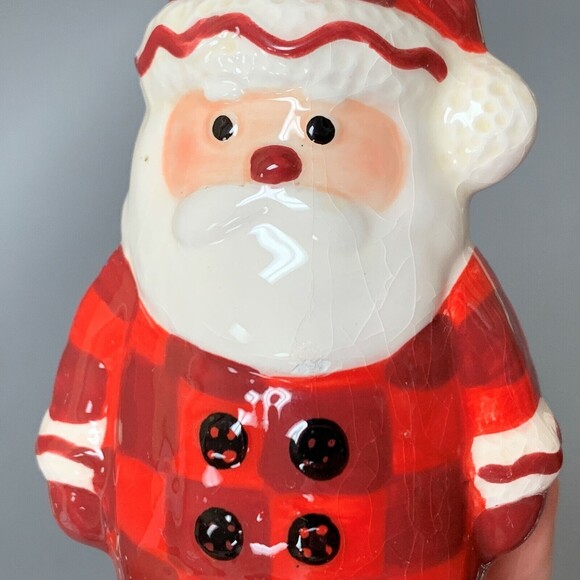 Pfaltzgraff Shakers Salt and Pepper Santa Claus Red White Set of 2 - Picture 8 of 8